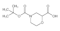 罗恩/Rhawn 4-Boc-2-吗啉甲酸，R039733-1g CAS:189321-66-2,95%,1g/瓶 售卖规格：1瓶
