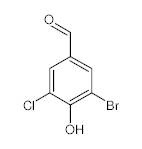 罗恩/Rhawn 3-溴-5-氯-4-羟基苯甲醛，R039592-1g CAS:1849-76-9,98%,1g/瓶 售卖规格：1瓶