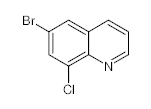 罗恩/Rhawn 6-溴-8-氯喹啉，R038873-250mg CAS:16567-13-8,≥97%,250mg/瓶 售卖规格：1瓶