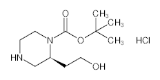 罗恩/Rhawn (S)-2-(2-羟乙基)哌嗪-1-羧酸叔丁酯盐酸盐，R038816-50mg CAS:1638487-43-0,95%,50mg/瓶 售卖规格：1瓶