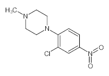 罗恩/Rhawn 1-(2-氯-4-硝基苯基)-4-甲基哌嗪，R038664-250mg CAS:16154-62-4,95%,250mg/瓶 售卖规格：1瓶