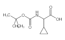 罗恩/Rhawn (S)-2-(叔丁氧羰基)氨基)-2-环丙基乙酸，R038456-250mg CAS:155976-13-9,97%,250mg/瓶 售卖规格：1瓶