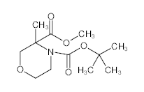 罗恩/Rhawn N-Boc-3-甲基吗啉-3-甲酸甲酯，R038023-1g CAS:1447240-83-6,97%,1g/瓶 售卖规格：1瓶