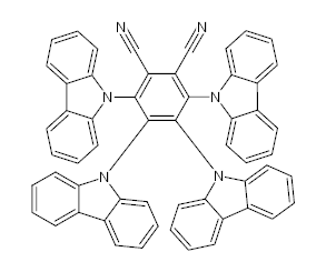 罗恩/Rhawn 3,4,5,6-四(9-咔唑基)-邻苯二腈，R037800-500mg CAS:1416881-51-0,>98.5%(HPLC), Sublimed,500mg/瓶 售卖规格：1瓶