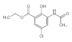 罗恩/Rhawn 3-乙酰氨基-5-氯-2-羟基苯羧酸乙酯，R037690-25mg CAS:139329-90-1,98%,25mg/瓶 售卖规格：1瓶