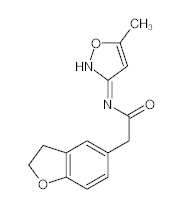 罗恩/Rhawn 2-(2，3-二氢苯并呋喃-5-基)-N-(5-甲基异噁唑-3-基)乙酰胺，R037469-1g CAS:1363166-39-5，≥95%，1g/瓶 售卖规格：1瓶
