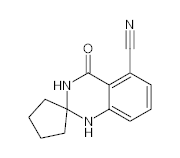罗恩/Rhawn 4-氧代螺[1,2,3,4-四氢喹唑啉-2,1'-环戊烷]-5-甲腈，R036889-1g CAS:1272756-16-7，≥95%，1g/瓶 售卖规格：1瓶