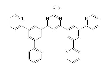 罗恩/Rhawn 4,6-双(3,5-二(2-吡啶)基苯基)-2-甲基嘧啶，R036842-1g CAS:1266181-51-4，>99% (HPLC)， Sublimed，1g/瓶 售卖规格：1瓶