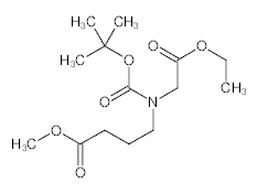 罗恩/Rhawn 4-[N-Boc-N-(2-乙氧基-2-氧代乙基)氨基]丁酸甲酯，R036675-1g CAS:1256633-34-7，≥95%，1g/瓶 售卖规格：1瓶
