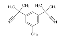 罗恩/Rhawn 5,α,α,α',α'-五甲基-1,3-苯二乙腈;阿那曲唑中间体，R036134-250mg CAS:120511-72-0，98%，250mg/瓶 售卖规格：1瓶