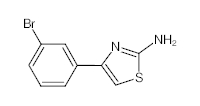 罗恩/Rhawn 2-氨基-4-(3-溴苯基)噻唑，R034992-250mg CAS:105512-81-0，≥97%，250mg/瓶 售卖规格：1瓶