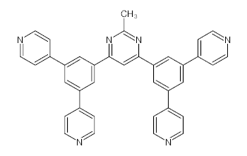 罗恩/Rhawn 4,6-双(3,5-二(4-吡啶)基苯基)-2-甲基嘧啶，R034763-1g CAS:1030380-51-8，>99% (HPLC)， Sublimed，1g/瓶 售卖规格：1瓶