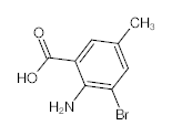 罗恩/Rhawn 2-氨基-3-溴-5-甲基苯甲酸，R032647-1g CAS:13091-43-5，98%，1g/瓶 售卖规格：1瓶