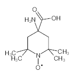 罗恩/Rhawn 2,2,6,6-四甲基哌啶-1-氧基-4-氨基-4-羧酸，R021482-500mg CAS:15871-57-5，95%，500mg/瓶 售卖规格：1瓶