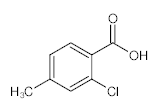 罗恩/Rhawn 2-氯-4-甲基苯甲酸，R019579-5g CAS:7697-25-8，97%，5g/瓶 售卖规格：1瓶