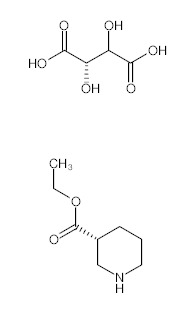 罗恩/Rhawn (R)-3-哌啶甲酸乙酯-L-酒石酸盐，R018912-1g CAS:167392-57-6，98%，1g/瓶 售卖规格：1瓶