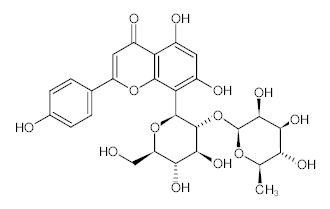 罗恩/Rhawn 牡荆素-2-O-鼠李糖苷，R017684-50mg CAS:64820-99-1，98%，50mg/瓶 售卖规格：1瓶