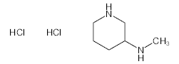 罗恩/Rhawn 3-(甲氨基)哌啶二盐酸盐，R015131-5g CAS:127294-77-3，98%，5g/瓶 售卖规格：1瓶