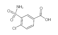 罗恩/Rhawn 4-氯-3-磺酰氨基苯甲酸，R014172-25g CAS:1205-30-7，98%，25g/瓶 售卖规格：1瓶