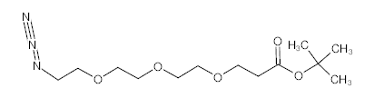 罗恩/Rhawn 3-[2-[2-(2-叠氮基乙氧基)乙氧基]乙氧基]丙酸叔丁酯，R012504-1g CAS:252881-73-5，97%，1g/瓶 售卖规格：1瓶