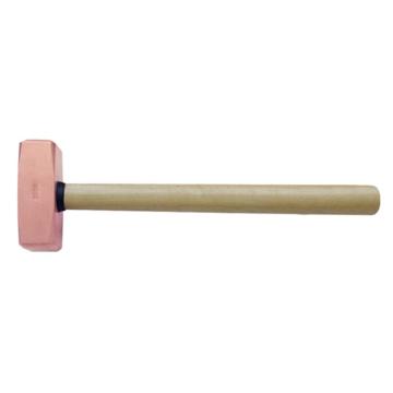 桥防 紫铜木柄德式八角锤，T82204B-1002 紫铜,500g 售卖规格：1把