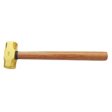 桥防 黄铜木柄八角锤，T82101B-1002 1磅 售卖规格：1把