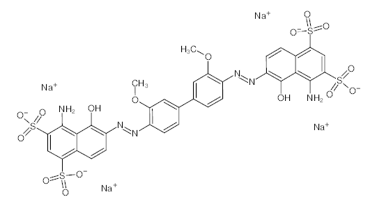 罗恩/Rhawn 直接蓝1，R007172-25g CAS:2610-05-1，生物染料试剂，25g/瓶 售卖规格：1瓶