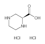 罗恩/Rhawn (S)-哌嗪-2-羧酸二盐酸盐，R006787-250mg CAS:158663-69-5，95%，250mg/瓶 售卖规格：1瓶