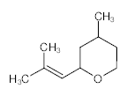 罗恩/Rhawn 四氢-4-甲基-2-(2-甲基-1-丙烯基)-2H-吡喃, 顺反异构体混合物，R006677-25g CAS:16409-43-1，99%，25g/瓶 售卖规格：1瓶
