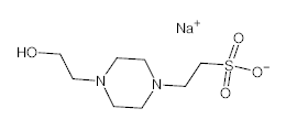 罗恩/Rhawn 4-(2-羟乙基)-1-哌嗪乙烷磺酸半钠盐，R006477-100g CAS:103404-87-1，99%（试剂级），100g/瓶 售卖规格：1瓶