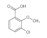 罗恩/Rhawn 3-氯-2-甲氧基苯甲酸，R005909-1g CAS:3260-93-3，97%，1g/瓶 售卖规格：1瓶