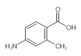 罗恩/Rhawn 4-氨基-2-甲基苯甲酸，R004842-1g CAS:2486-75-1，98%，1g/瓶 售卖规格：1瓶
