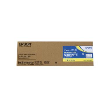 爱普生/Epson 墨盒，SJIC32P(Y) 黄色（适用标签机TM-C7520G）C33S020650 售卖规格：1个
