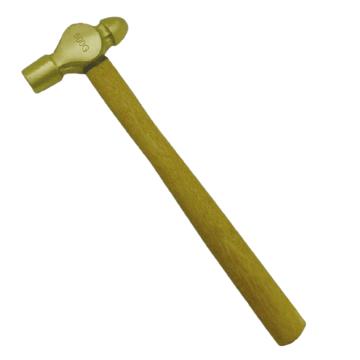 渤防 防爆圆头锤（木柄），铝青铜，1178A-006AL 1.13Kg(2.5P) 售卖规格：1把