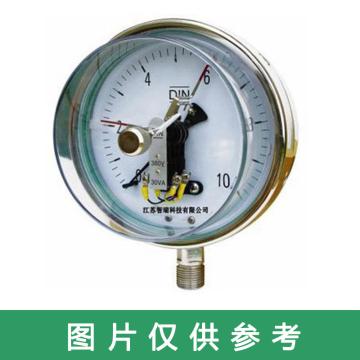 江苏智瑞 不锈钢电接点压力表，HVZR-YXC-100B -0.1~0~60MPa