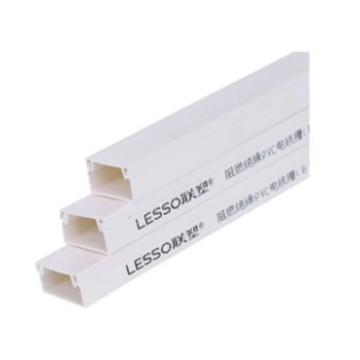 联塑 PVC电线槽，白色，24×14，4的整数倍下单 售卖规格：1米