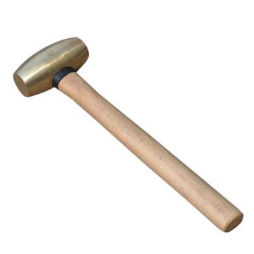 渤防 黄铜圆鼓锤，1404A-001黄铜 木柄,1P 售卖规格：1把