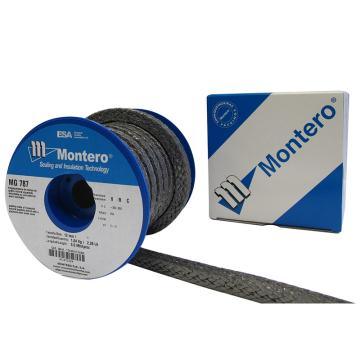 MONTERO 石墨镍丝网增强盘根，MG-787-6*6 ，5公斤/卷，5的倍数订货 售卖规格：1公斤
