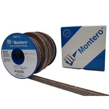 MONTERO 酚醛角线矿物纤维盘根，MG-974-8*8 ，5公斤/卷，5的倍数订货 售卖规格：1公斤