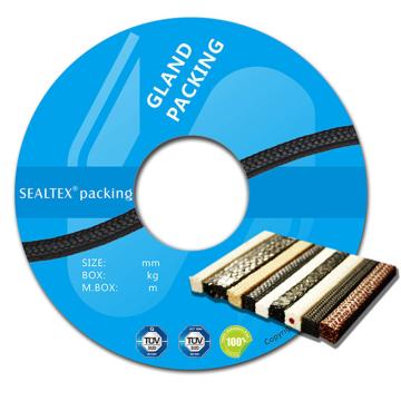 索拓/SEALTEX 酚醛纤维盘根，ST-7050 4*4 ,浸渍四氟 隔热耐磨 售卖规格：5公斤/盒