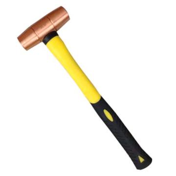渤防 新型紫铜圆鼓锤，1411-007紫铜 纤维柄,5P 售卖规格：1把