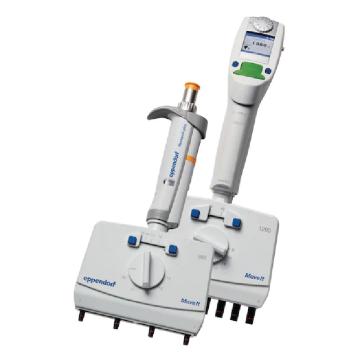 艾本德/Eppendorf EppendorfXplorer®plusMoveIt®可调间距电动移液器,6通道,15–300µL,桔黄色，4861000817 售卖规格：1支