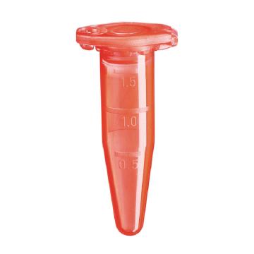 艾本德/Eppendorf Safe-Lock 微量离心管, 1.5 ml, 红色,1000个，0030120167 售卖规格：1包