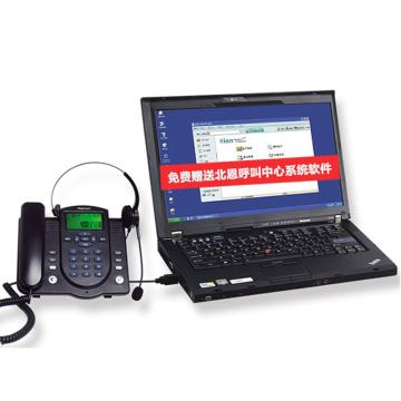 北恩/HION 录音电话机耳机套装，U860 商务办公座机电话录音盒来电弹屏客户管理自动拨号 售卖规格：1台