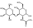 百灵威/J&K 2-乙酰氨基-2-脱氧-3-O-(α-L-吡喃岩藻糖 )-D-吡喃葡萄糖，410112-5MG CAS：24876-86-6，98% 售卖规格：5毫克/瓶