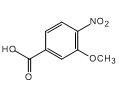百灵威/J&K 3-甲氧基-4-硝基苯甲酸，570744-25G CAS：5081-36-7，98% 售卖规格：25克/瓶