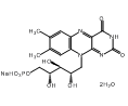 百灵威/J&K 核黄素5’-单磷酸钠盐，586080-5G CAS：130-40-5，73.0 - 79.0%核黄素, 显著提高眼角膜生物力学特性 售卖规格：5克/瓶