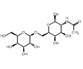 百灵威/J&K 2-乙酰氨基-2-脱氧-6-O-(β-D-吡喃半乳糖基)-D-吡喃半乳糖，975817-5MG CAS：209977-51-5，98% 售卖规格：5毫克/瓶