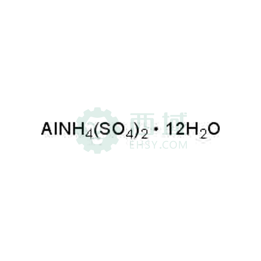 沪试 硫酸铝铵，十二水，20000518 CAS：7784-26-1，AR，≥99.5%，500g/瓶 售卖规格：1瓶