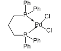 百灵威/J&K [1,3-双(二苯基膦)丙烷]氯化钯(II)，966172-250MG CAS：59831-02-6，98% 售卖规格：250毫克/瓶